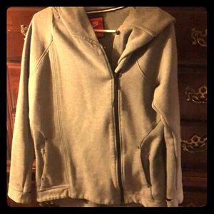Gray Nike sweatshirt